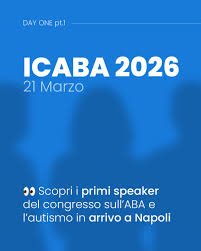 La Italian Conference of Applied Behavior Analysis (ICABA 2026) si terrà a Napoli il 21 e 22 marzo 2026 presso l'Hotel Renaissance (Via Depretis, zona Stazione Centrale) .