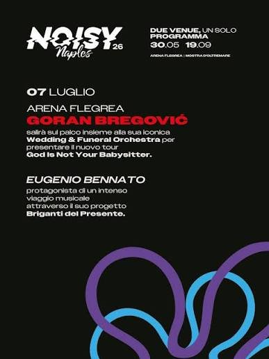 Noisy Naples Fest 2026: Due Notti di Musica Internazionale a Napoli con Franz Ferdinand e Kasabian- H ROOMS
